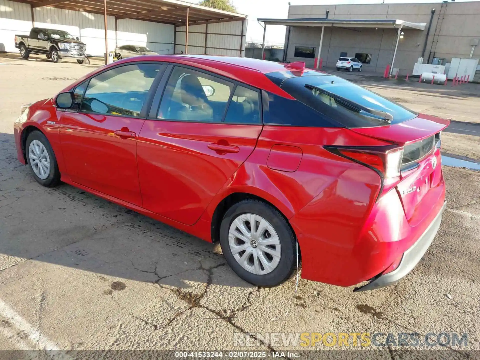 3 Photograph of a damaged car JTDKARFU2K3069858 TOYOTA PRIUS 2019