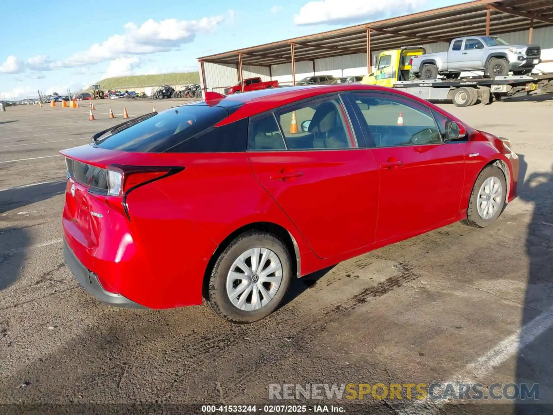 4 Photograph of a damaged car JTDKARFU2K3069858 TOYOTA PRIUS 2019