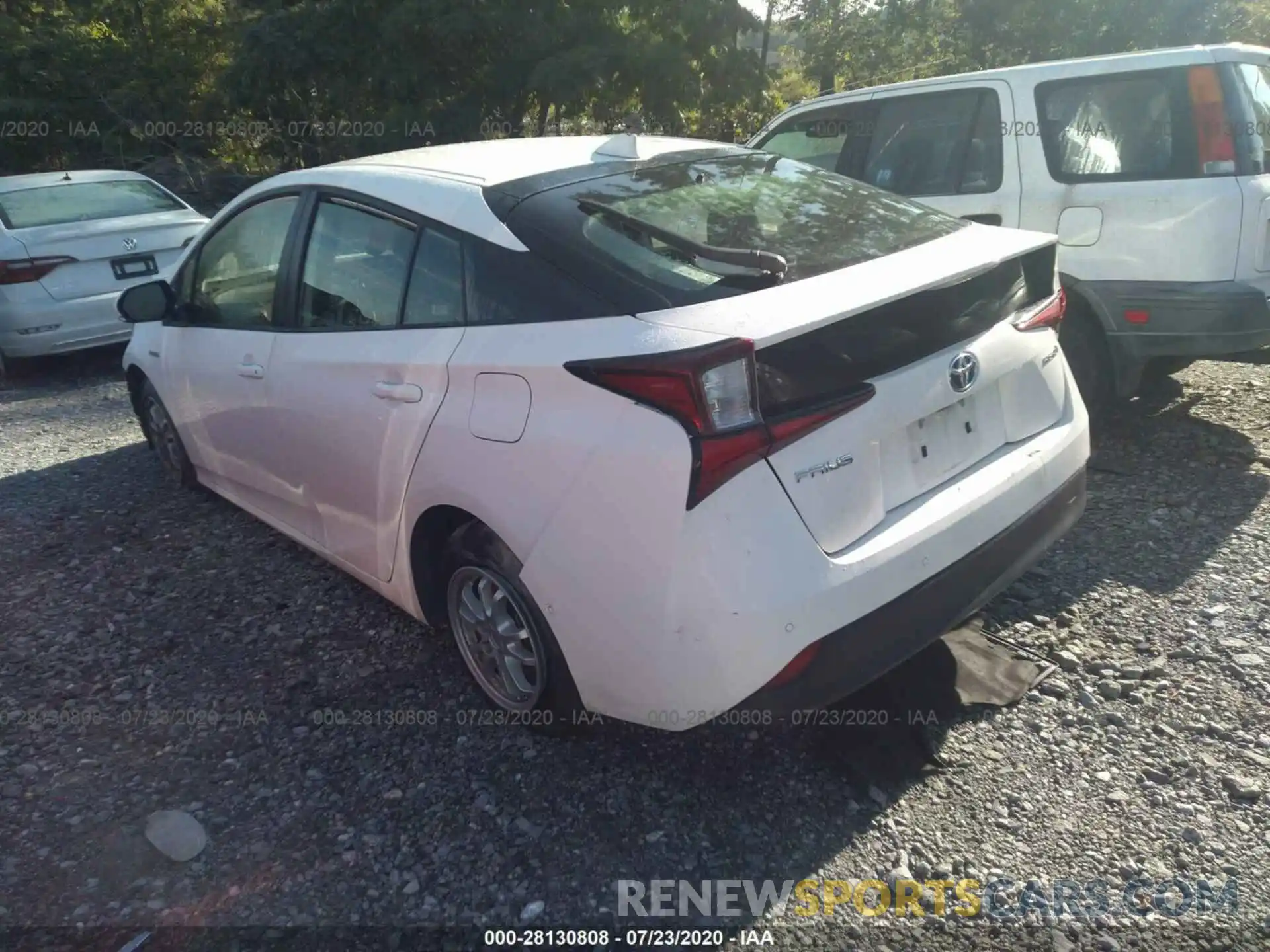 3 Photograph of a damaged car JTDKARFU2K3070394 TOYOTA PRIUS 2019