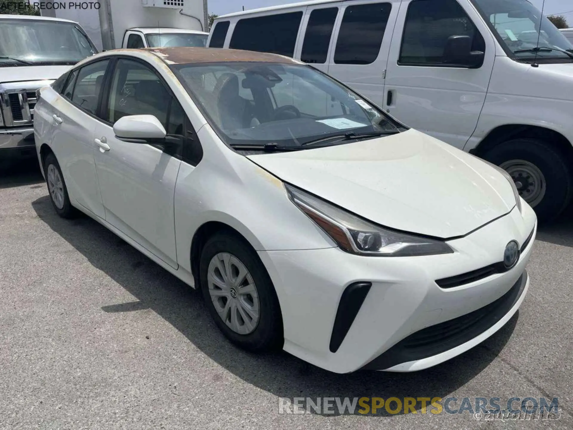 7 Photograph of a damaged car JTDKARFU2K3071383 TOYOTA PRIUS 2019