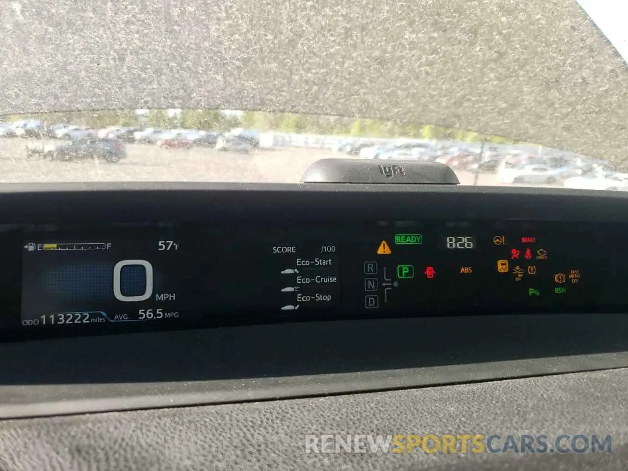 9 Photograph of a damaged car JTDKARFU2K3071688 TOYOTA PRIUS 2019