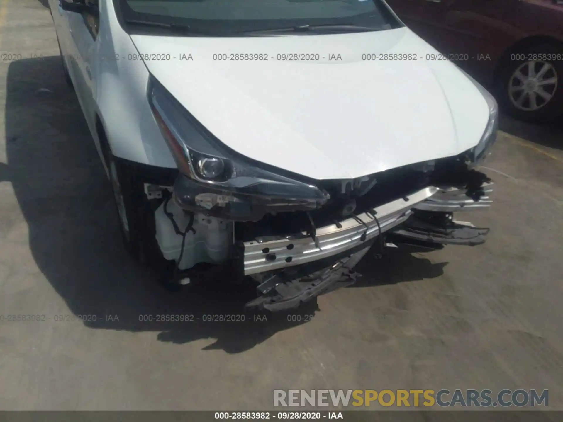 6 Photograph of a damaged car JTDKARFU2K3072937 TOYOTA PRIUS 2019