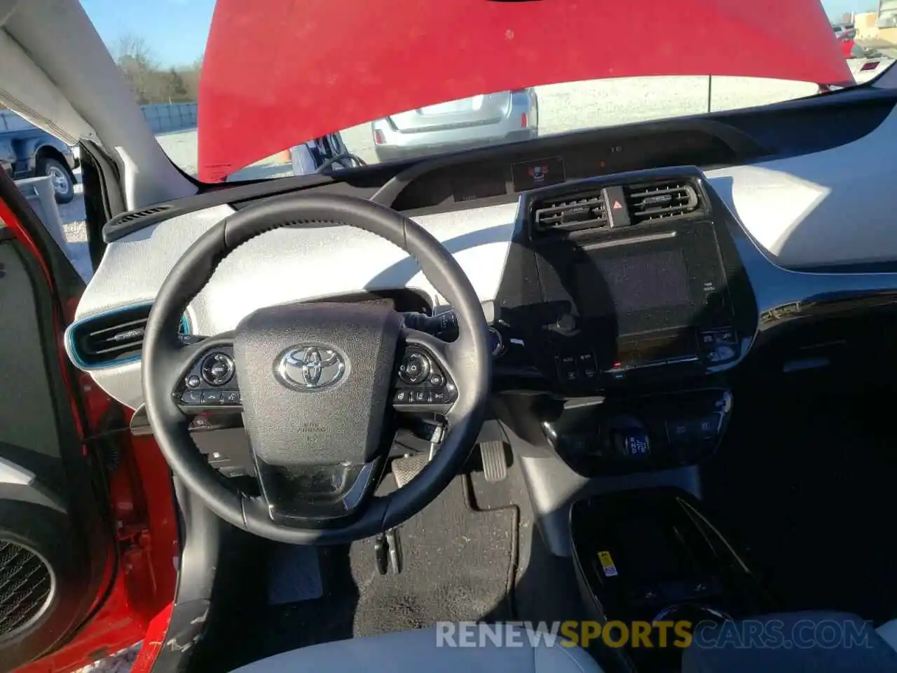 8 Photograph of a damaged car JTDKARFU2K3073957 TOYOTA PRIUS 2019