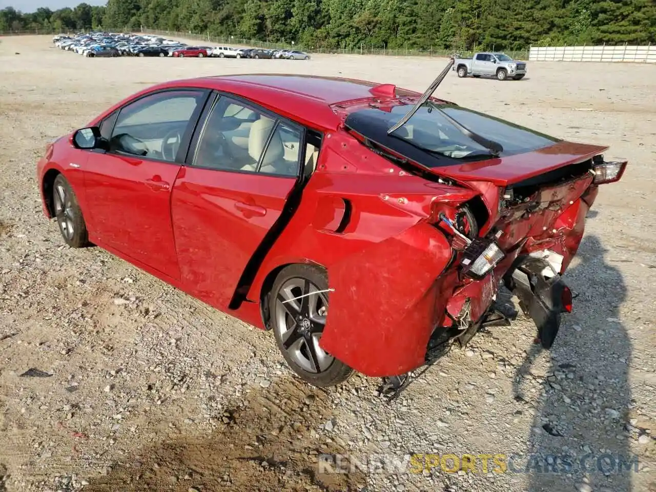 3 Photograph of a damaged car JTDKARFU2K3075837 TOYOTA PRIUS 2019