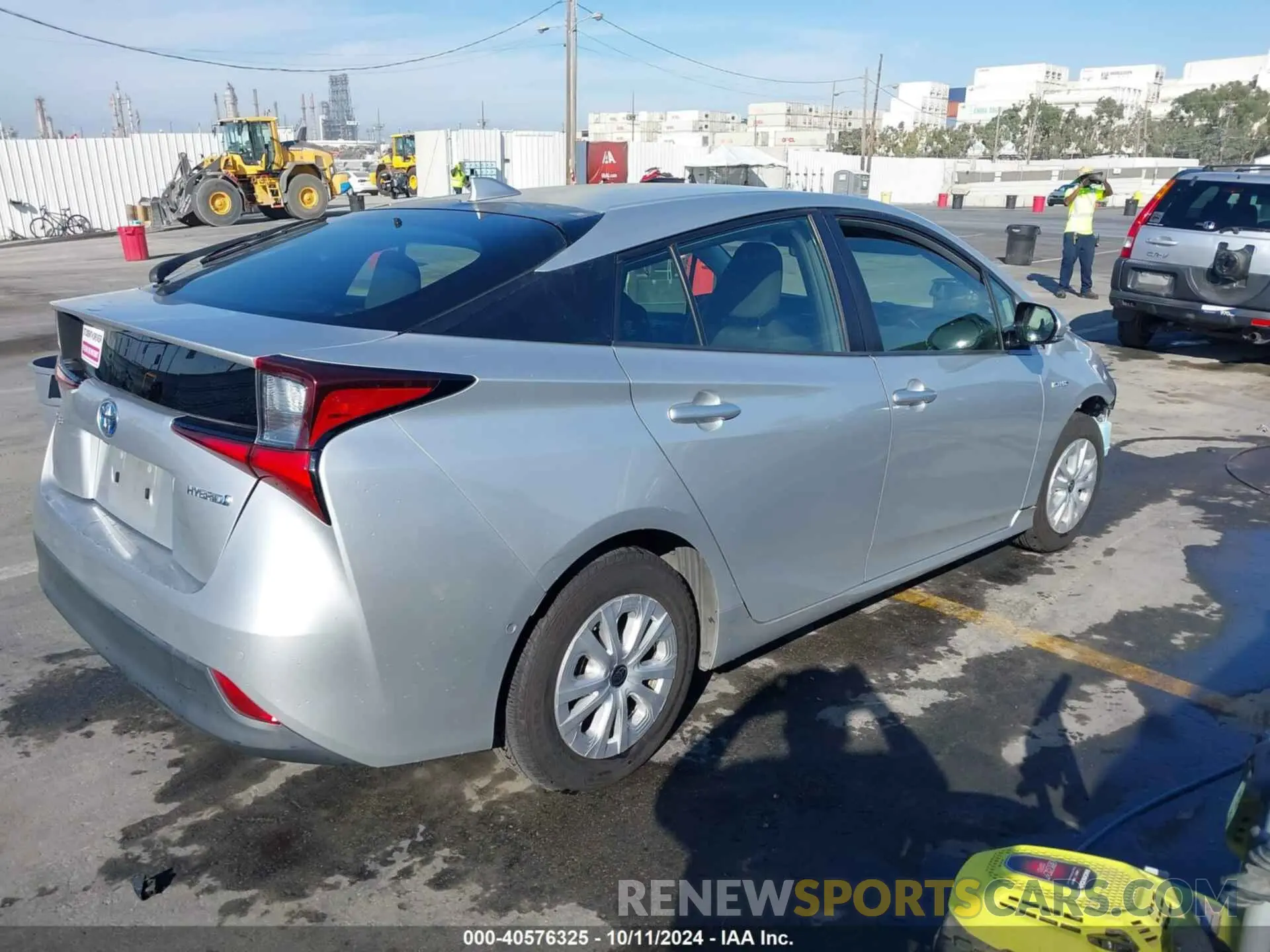 4 Photograph of a damaged car JTDKARFU2K3076163 TOYOTA PRIUS 2019