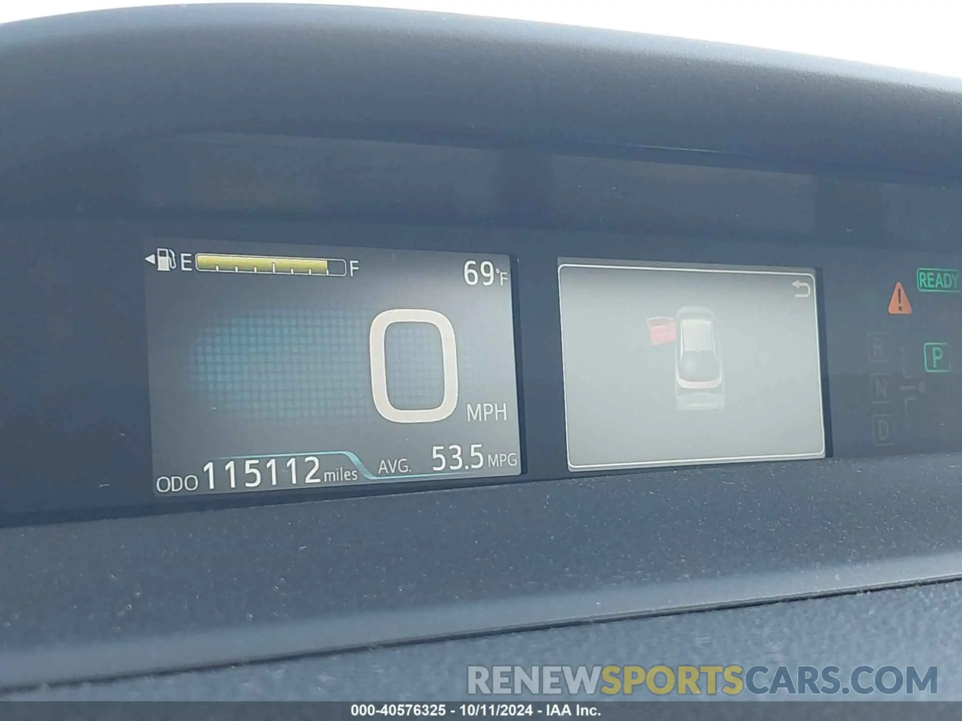 7 Photograph of a damaged car JTDKARFU2K3076163 TOYOTA PRIUS 2019