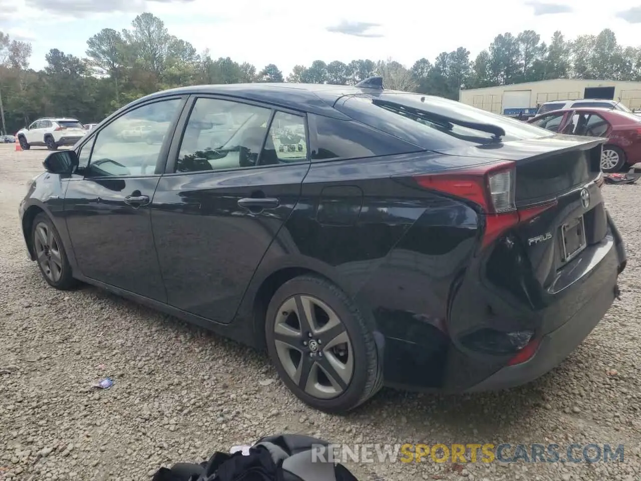 2 Photograph of a damaged car JTDKARFU2K3079192 TOYOTA PRIUS 2019