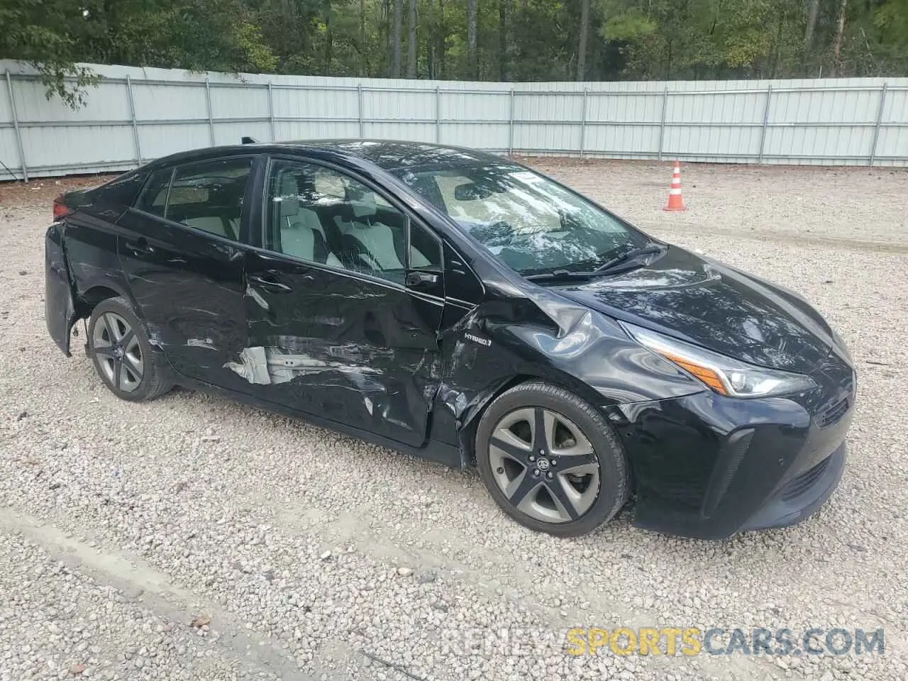 4 Photograph of a damaged car JTDKARFU2K3079192 TOYOTA PRIUS 2019