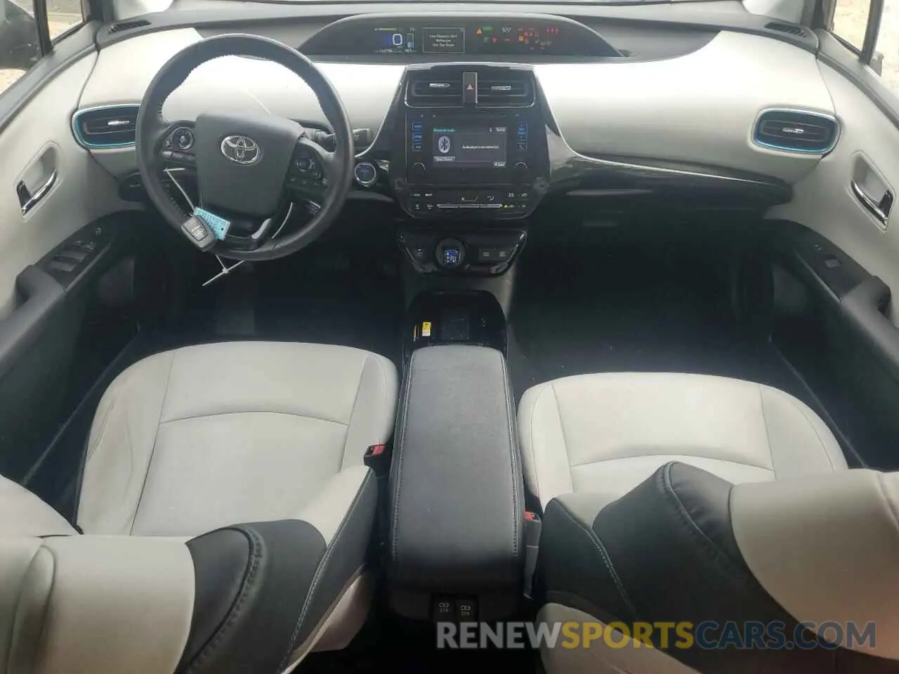 8 Photograph of a damaged car JTDKARFU2K3079192 TOYOTA PRIUS 2019