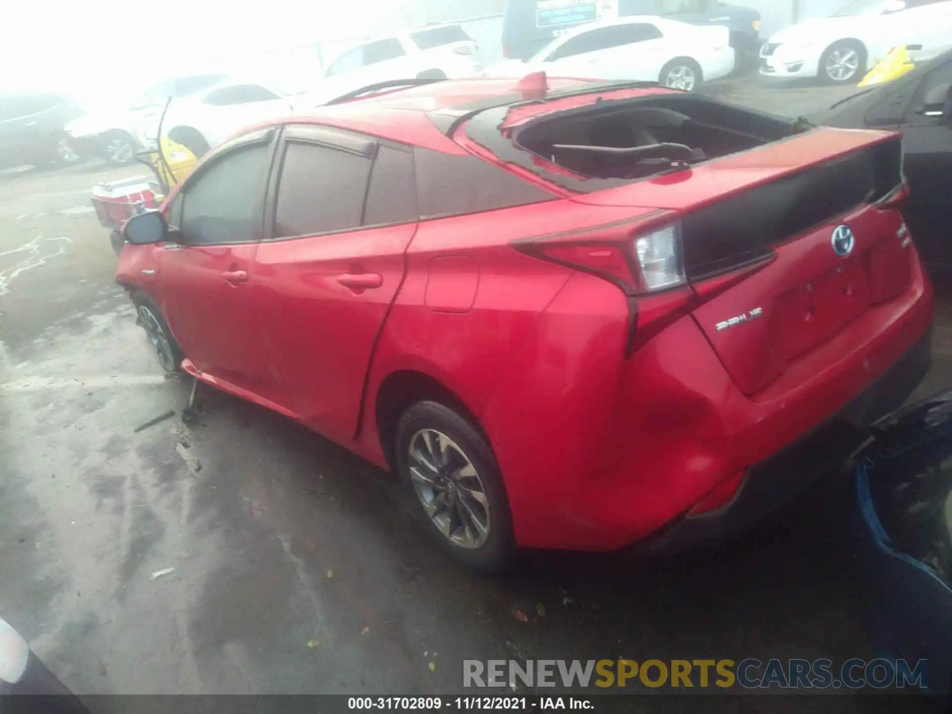 3 Photograph of a damaged car JTDKARFU2K3080195 TOYOTA PRIUS 2019