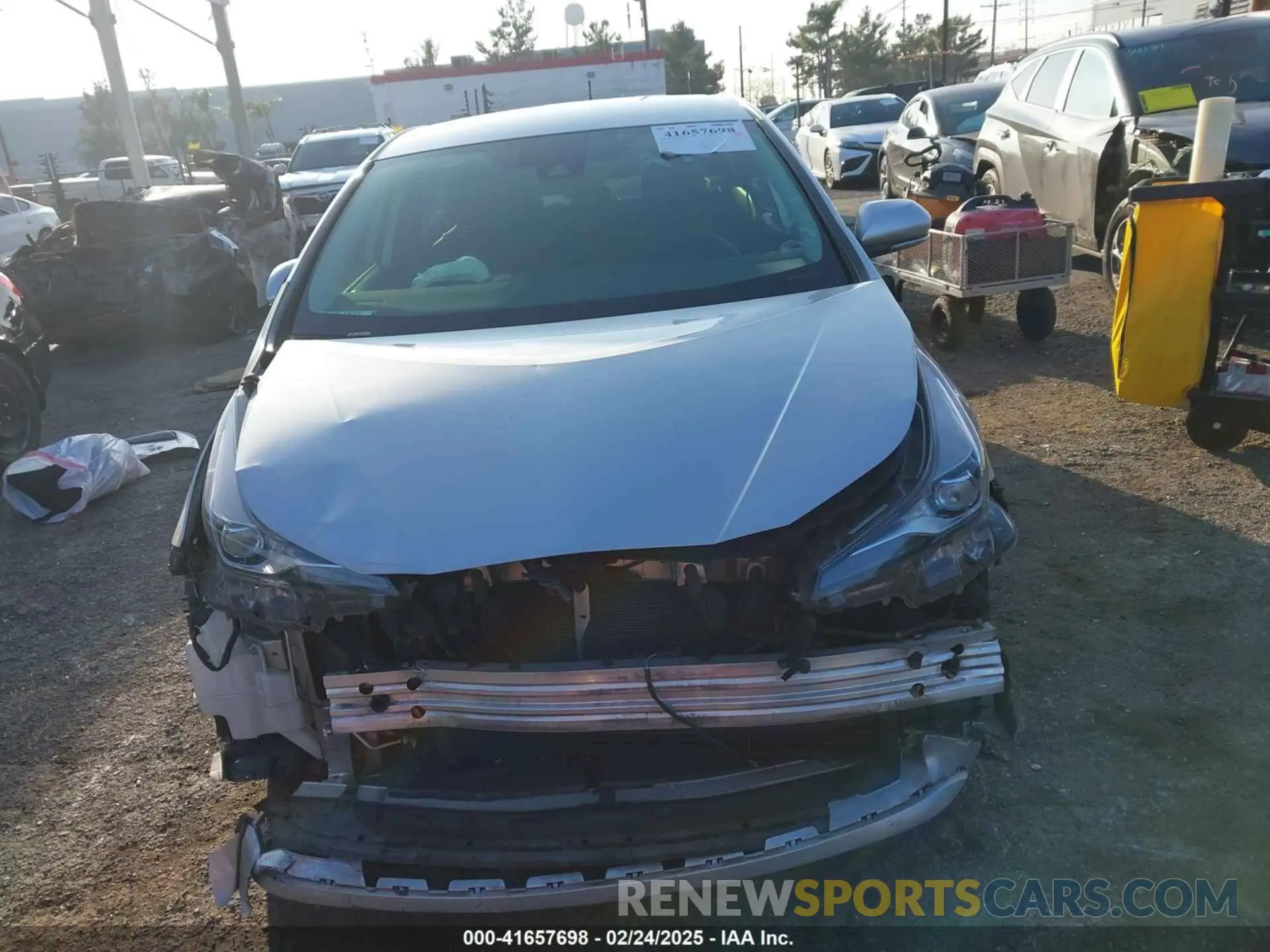 12 Photograph of a damaged car JTDKARFU2K3082593 TOYOTA PRIUS 2019