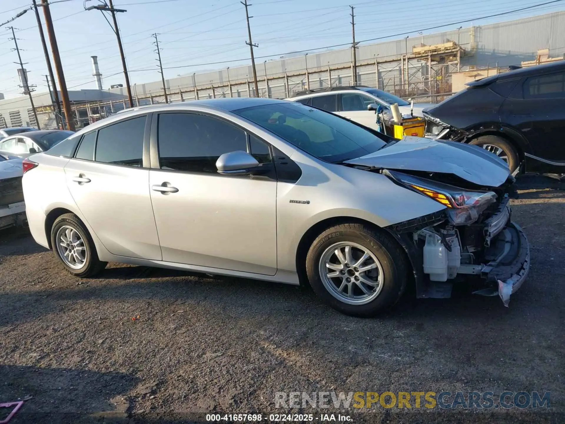 13 Photograph of a damaged car JTDKARFU2K3082593 TOYOTA PRIUS 2019
