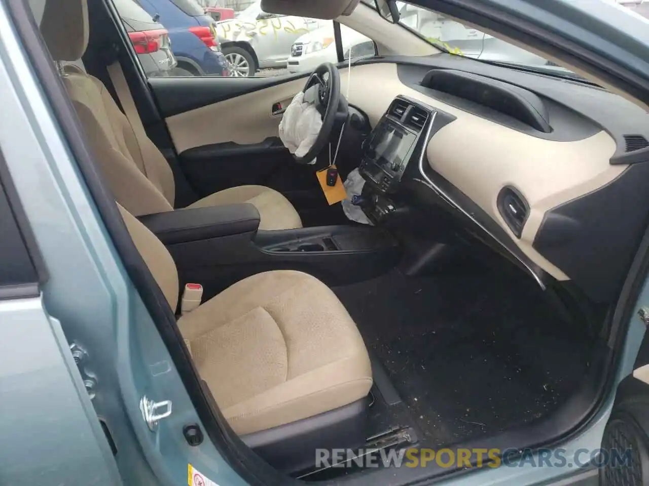 5 Photograph of a damaged car JTDKARFU2K3082903 TOYOTA PRIUS 2019