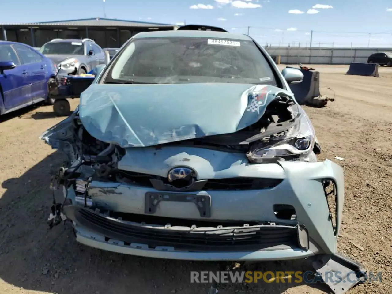 5 Photograph of a damaged car JTDKARFU2K3087096 TOYOTA PRIUS 2019