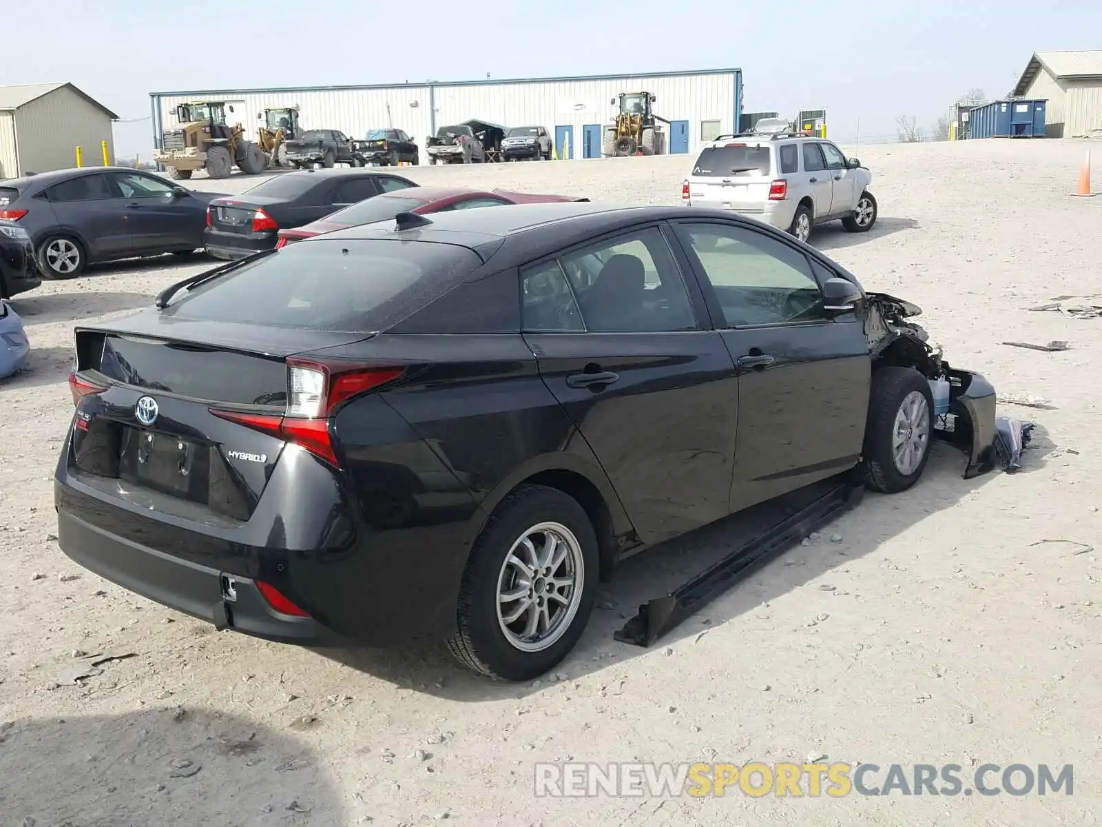 4 Photograph of a damaged car JTDKARFU2K3088619 TOYOTA PRIUS 2019