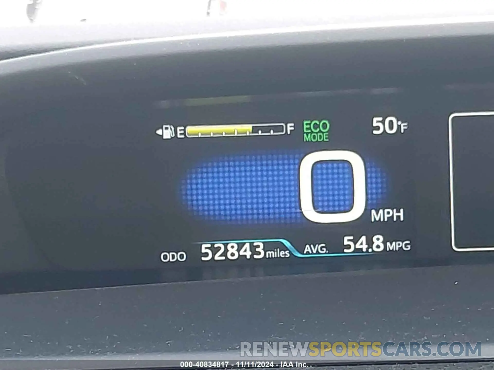 16 Photograph of a damaged car JTDKARFU2K3090502 TOYOTA PRIUS 2019