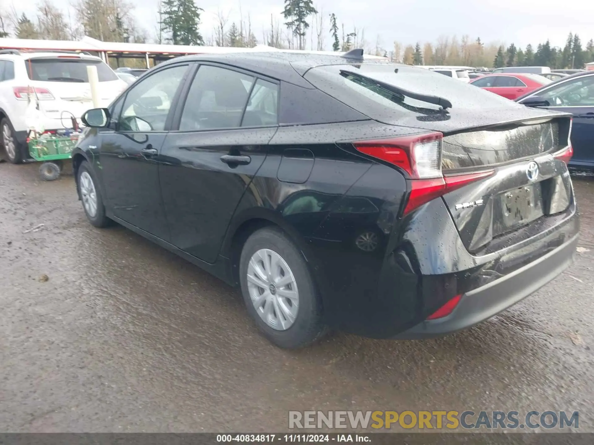 3 Photograph of a damaged car JTDKARFU2K3090502 TOYOTA PRIUS 2019