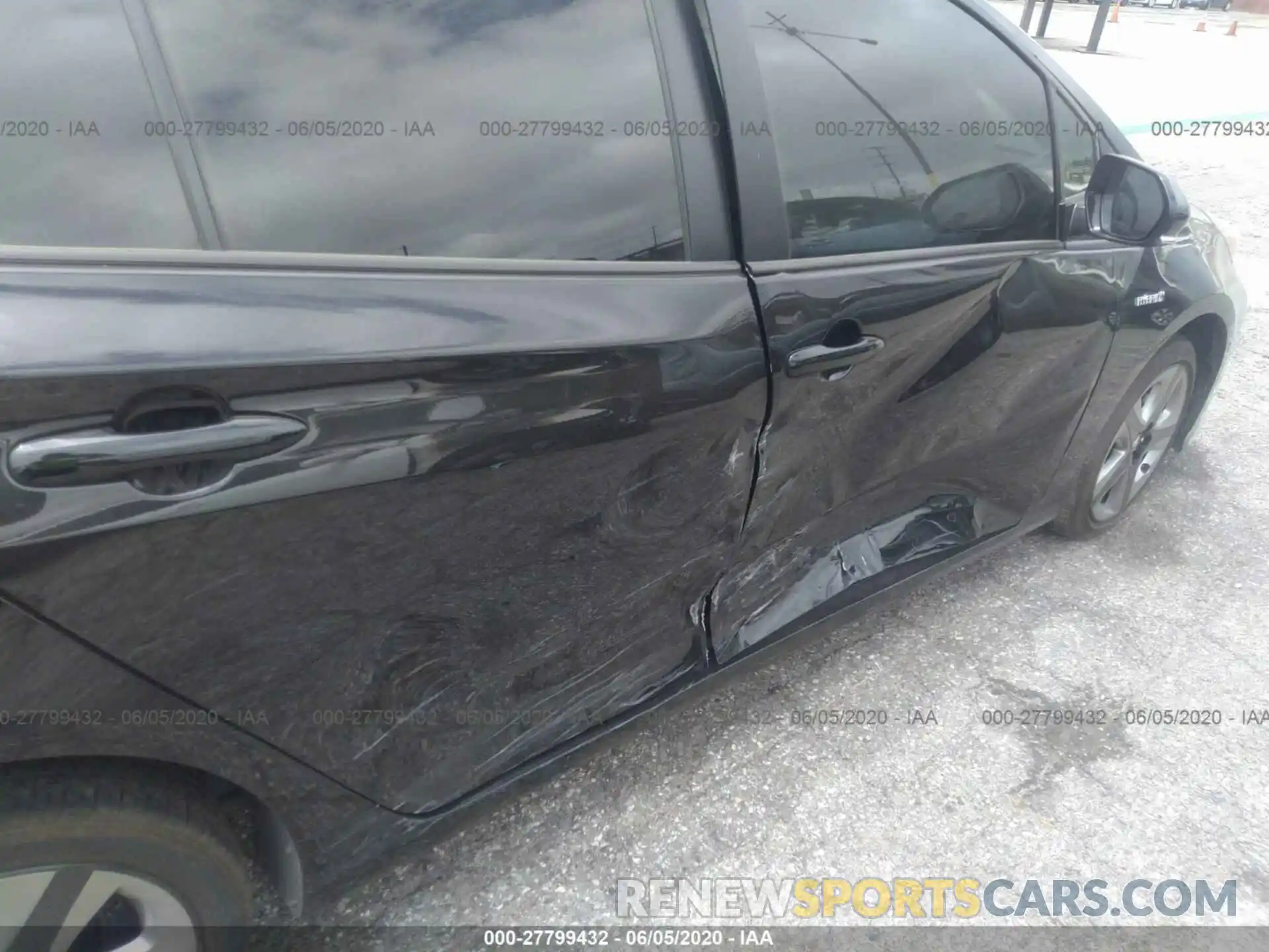 6 Photograph of a damaged car JTDKARFU2K3091634 TOYOTA PRIUS 2019