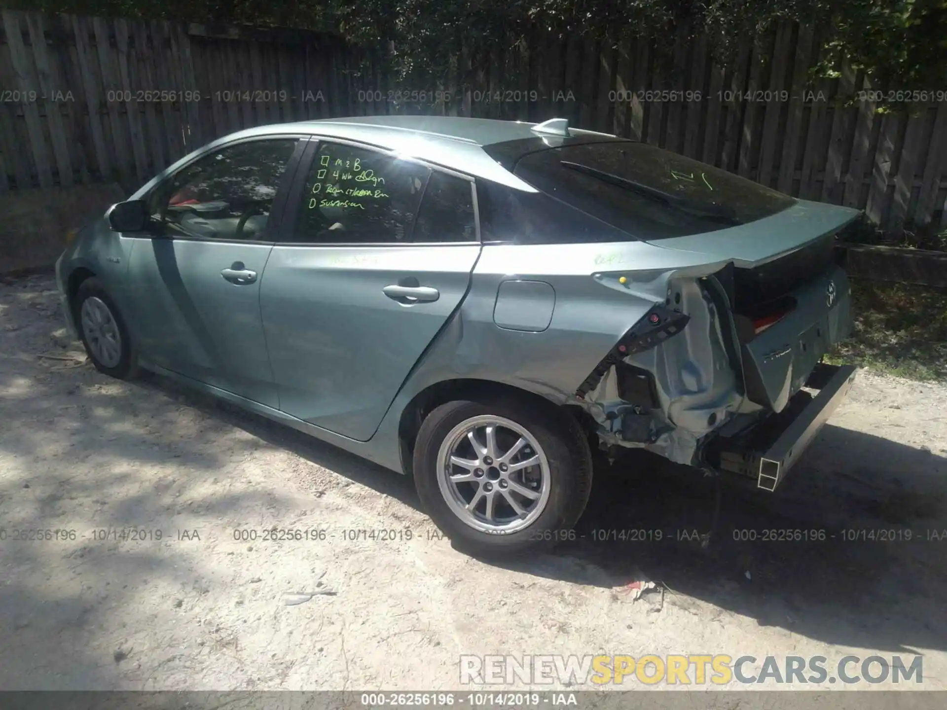 3 Photograph of a damaged car JTDKARFU2K3092203 TOYOTA PRIUS 2019