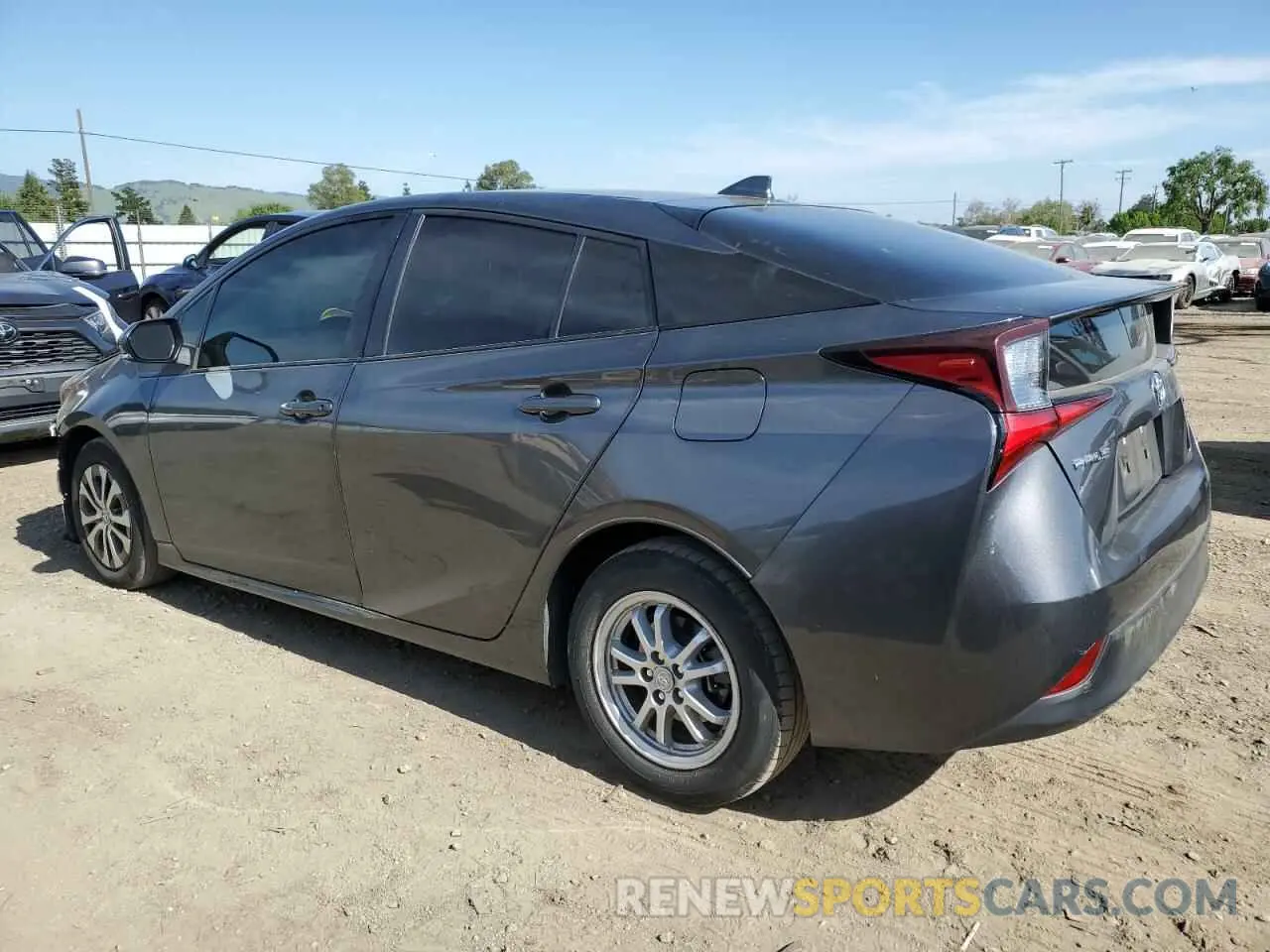 2 Photograph of a damaged car JTDKARFU2K3092217 TOYOTA PRIUS 2019