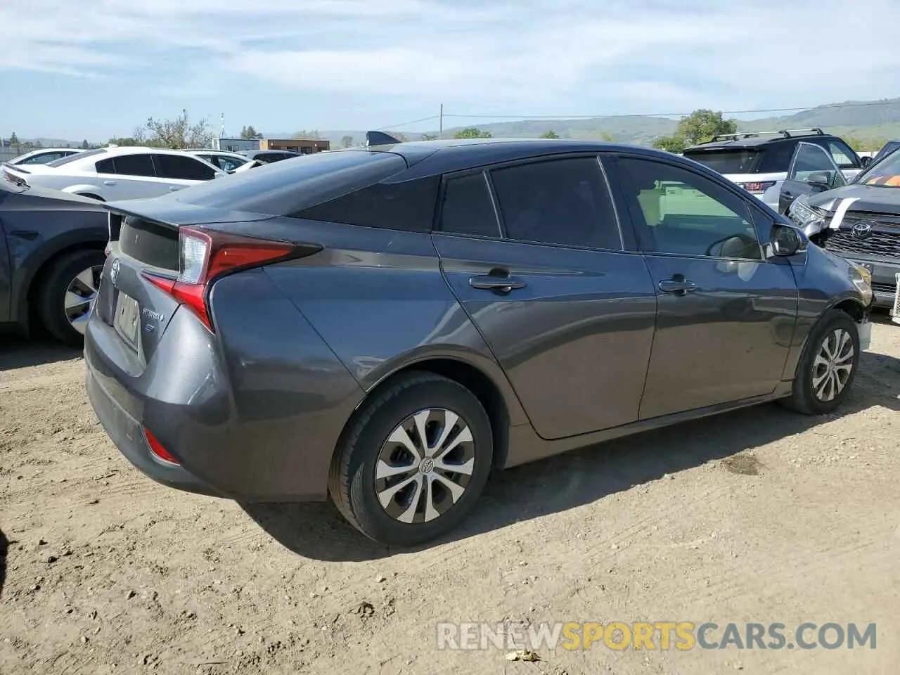 3 Photograph of a damaged car JTDKARFU2K3092217 TOYOTA PRIUS 2019