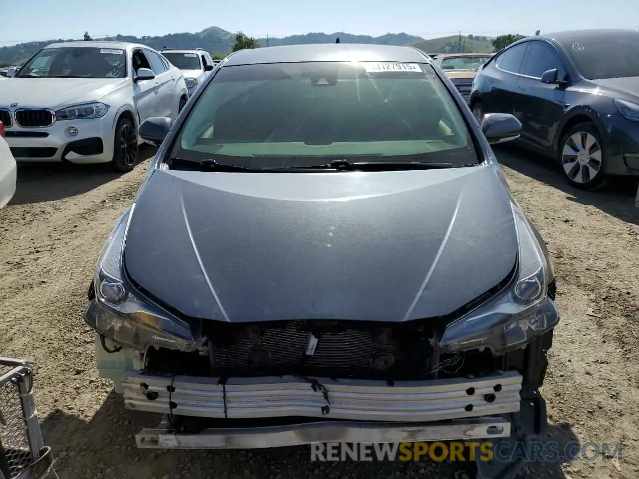 5 Photograph of a damaged car JTDKARFU2K3092217 TOYOTA PRIUS 2019