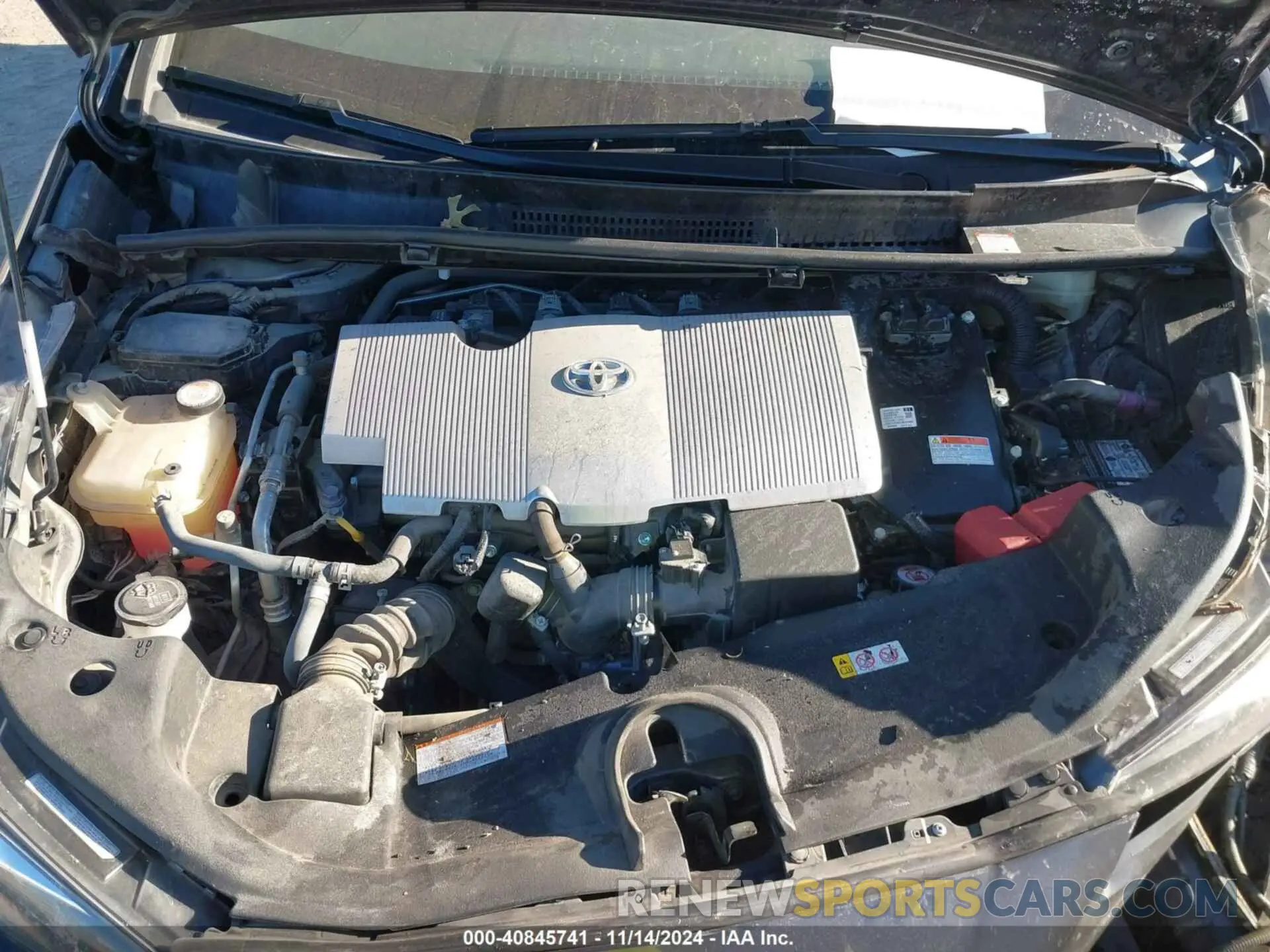10 Photograph of a damaged car JTDKARFU2K3093626 TOYOTA PRIUS 2019