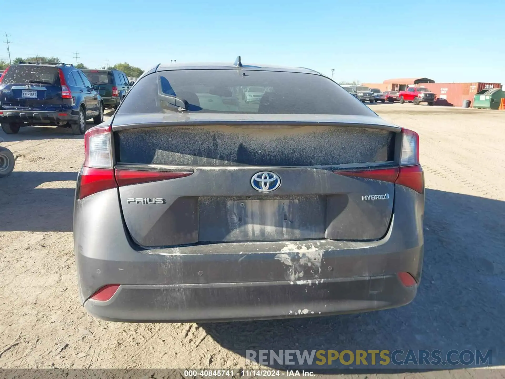 16 Photograph of a damaged car JTDKARFU2K3093626 TOYOTA PRIUS 2019