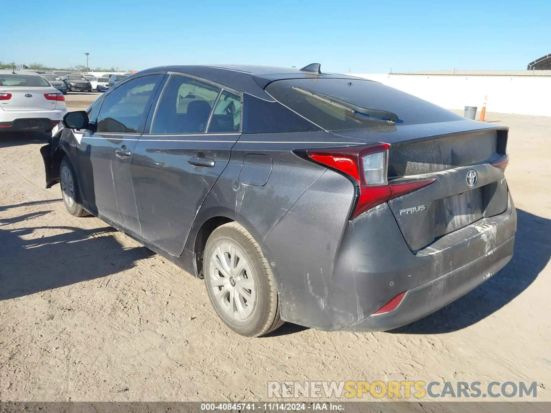 3 Photograph of a damaged car JTDKARFU2K3093626 TOYOTA PRIUS 2019