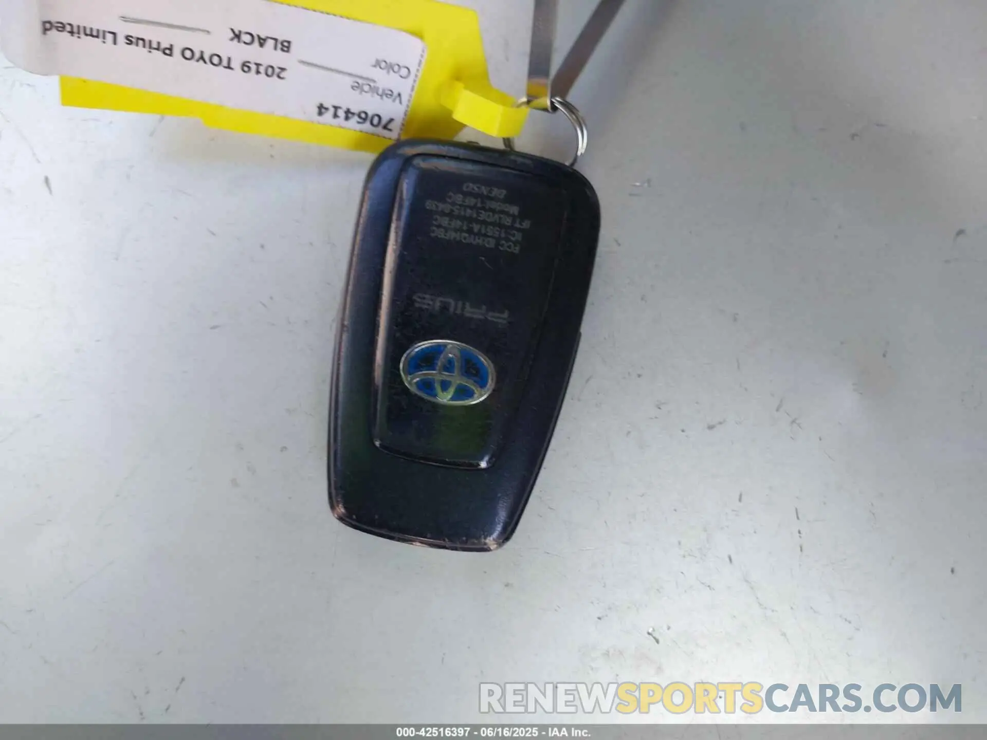11 Photograph of a damaged car JTDKARFU2K3093691 TOYOTA PRIUS 2019