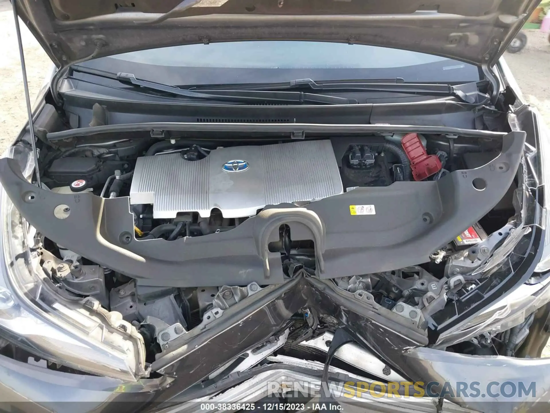 10 Photograph of a damaged car JTDKARFU2K3096185 TOYOTA PRIUS 2019