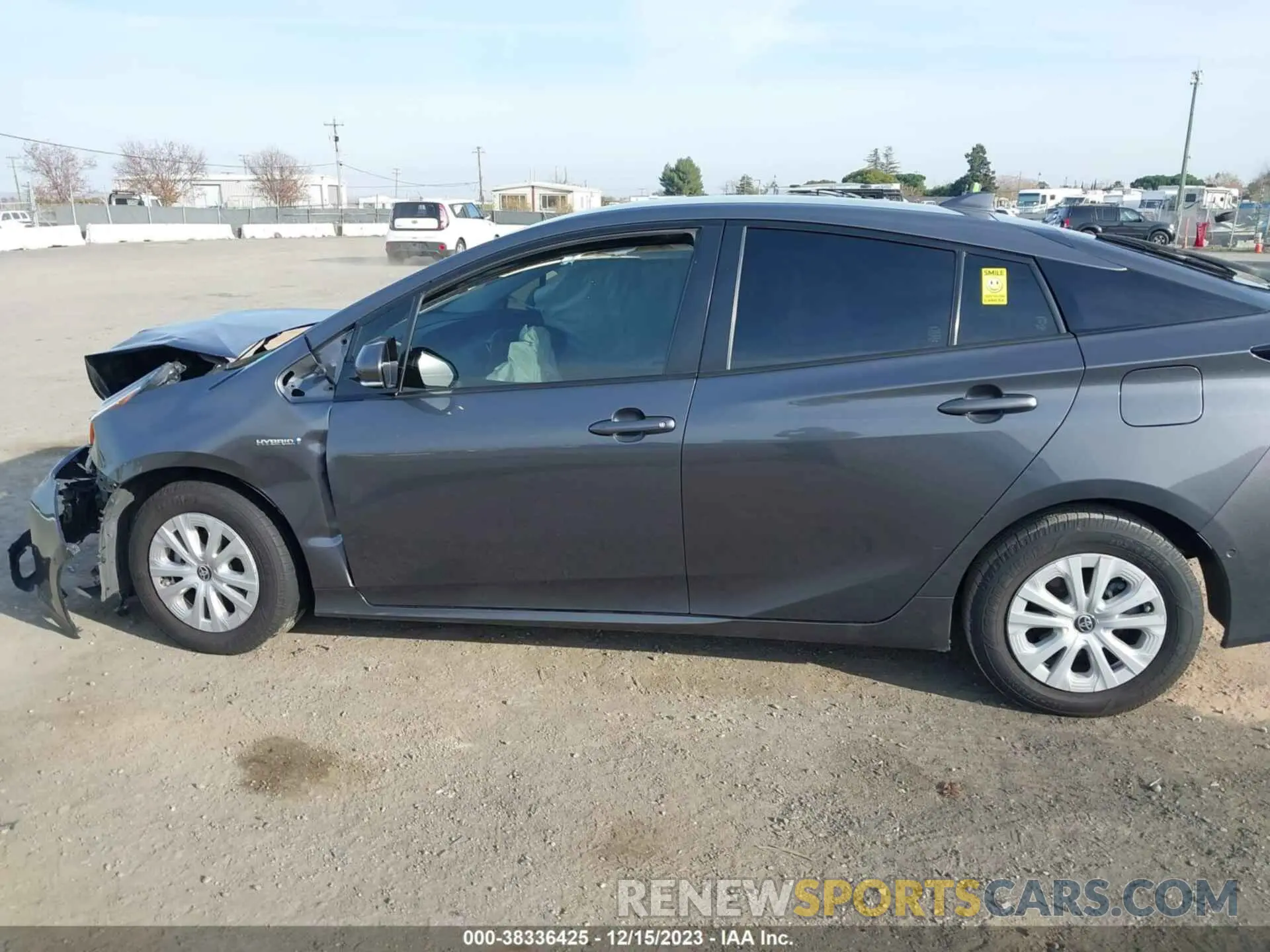 13 Photograph of a damaged car JTDKARFU2K3096185 TOYOTA PRIUS 2019