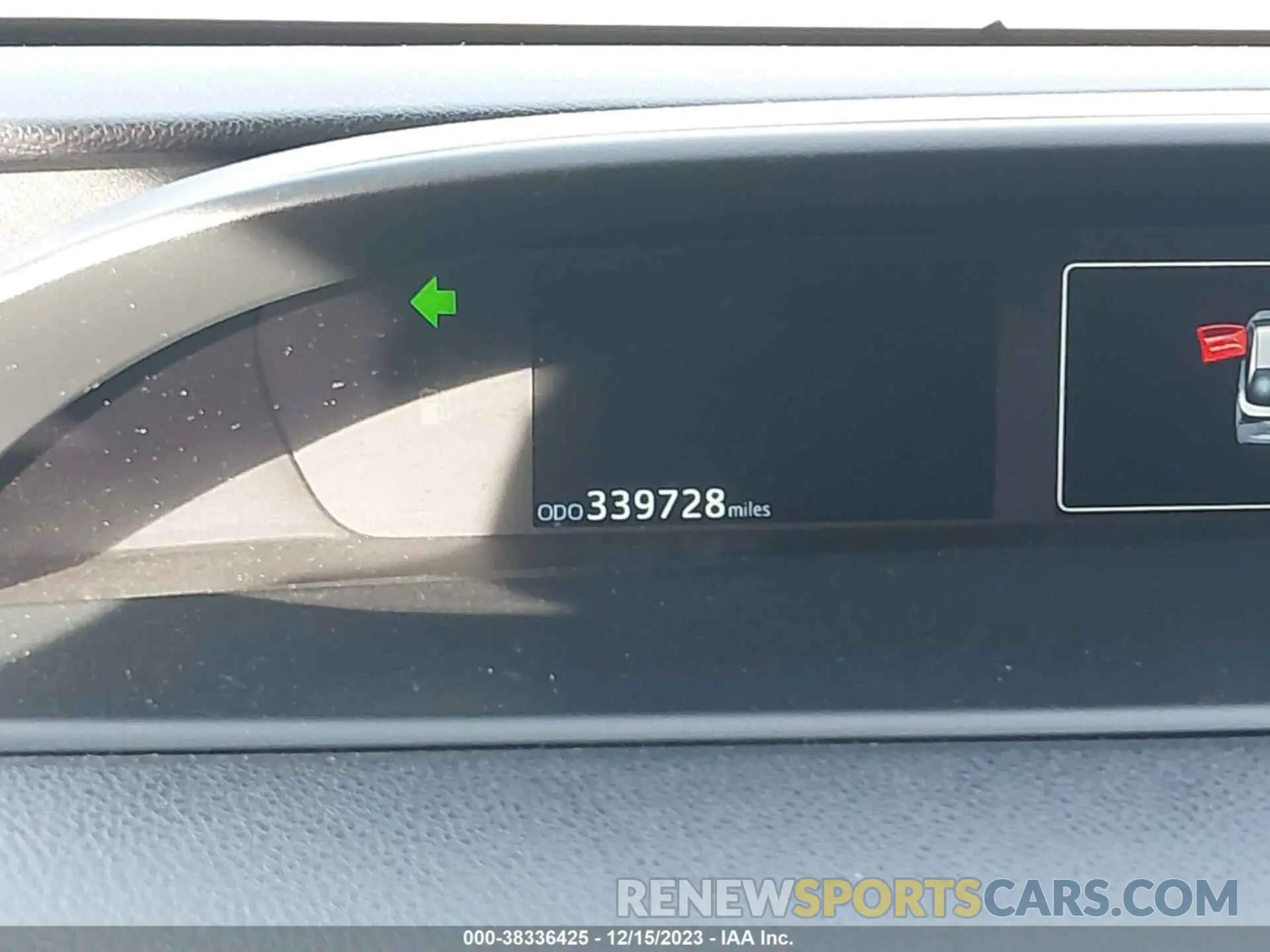 14 Photograph of a damaged car JTDKARFU2K3096185 TOYOTA PRIUS 2019