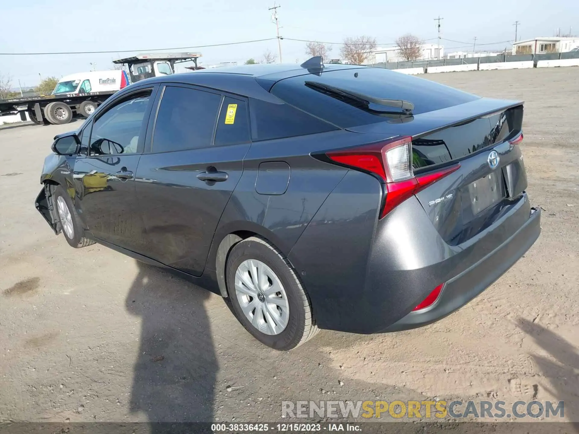 3 Photograph of a damaged car JTDKARFU2K3096185 TOYOTA PRIUS 2019