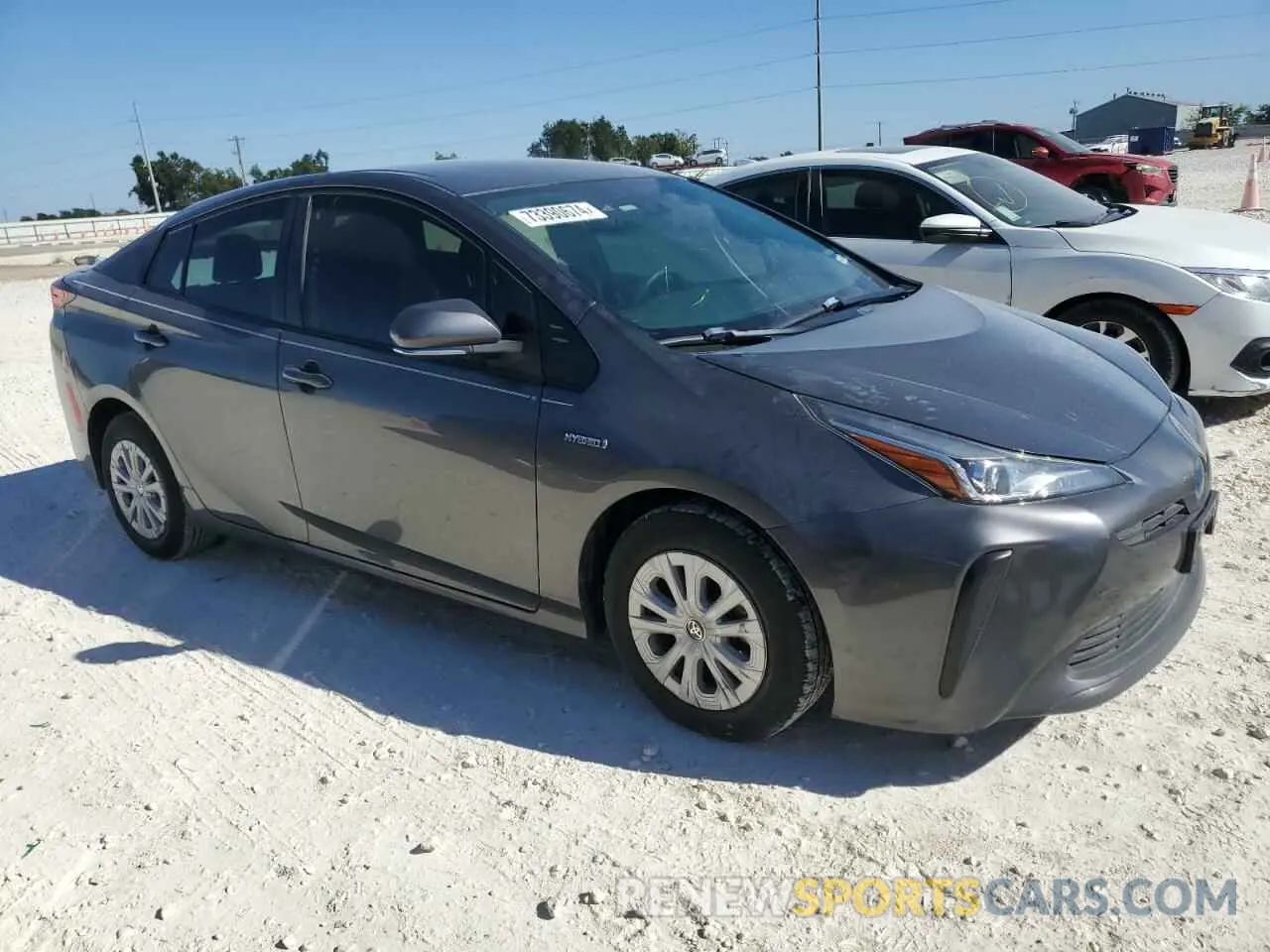 4 Photograph of a damaged car JTDKARFU2K3101840 TOYOTA PRIUS 2019
