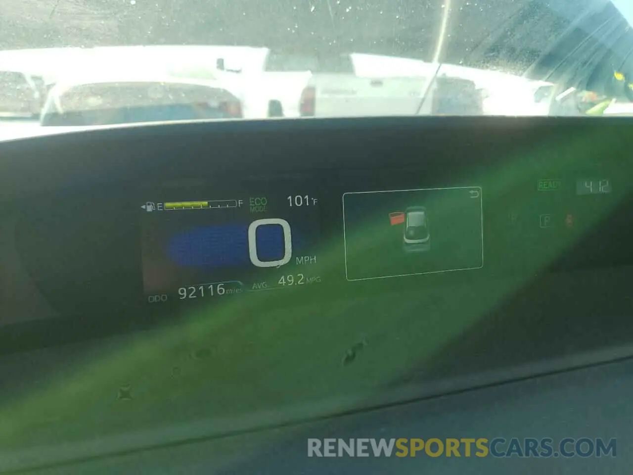9 Photograph of a damaged car JTDKARFU2K3101840 TOYOTA PRIUS 2019