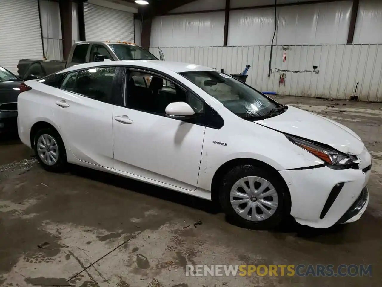 4 Photograph of a damaged car JTDKARFU3K3070775 TOYOTA PRIUS 2019