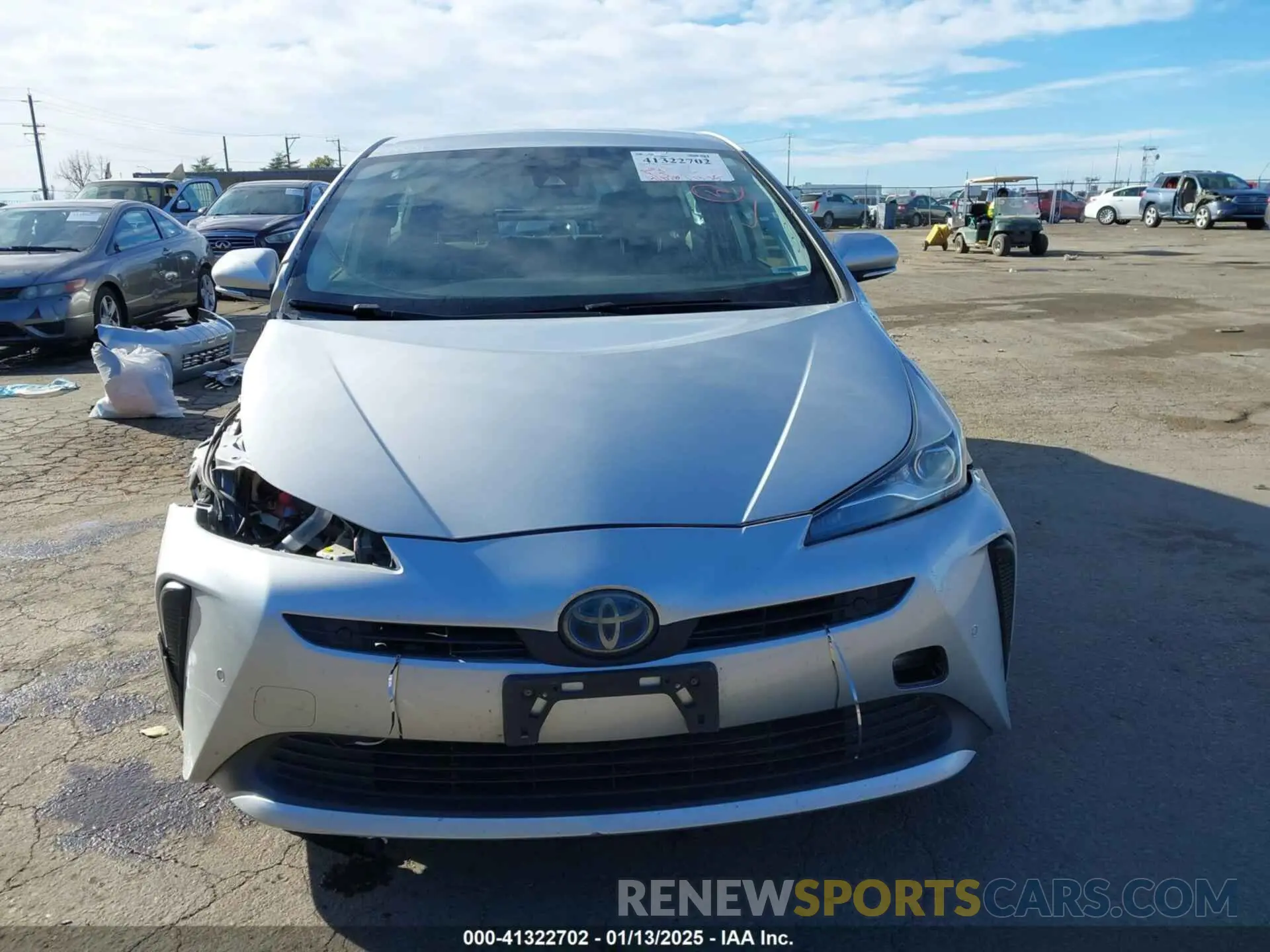 13 Photograph of a damaged car JTDKARFU3K3072929 TOYOTA PRIUS 2019