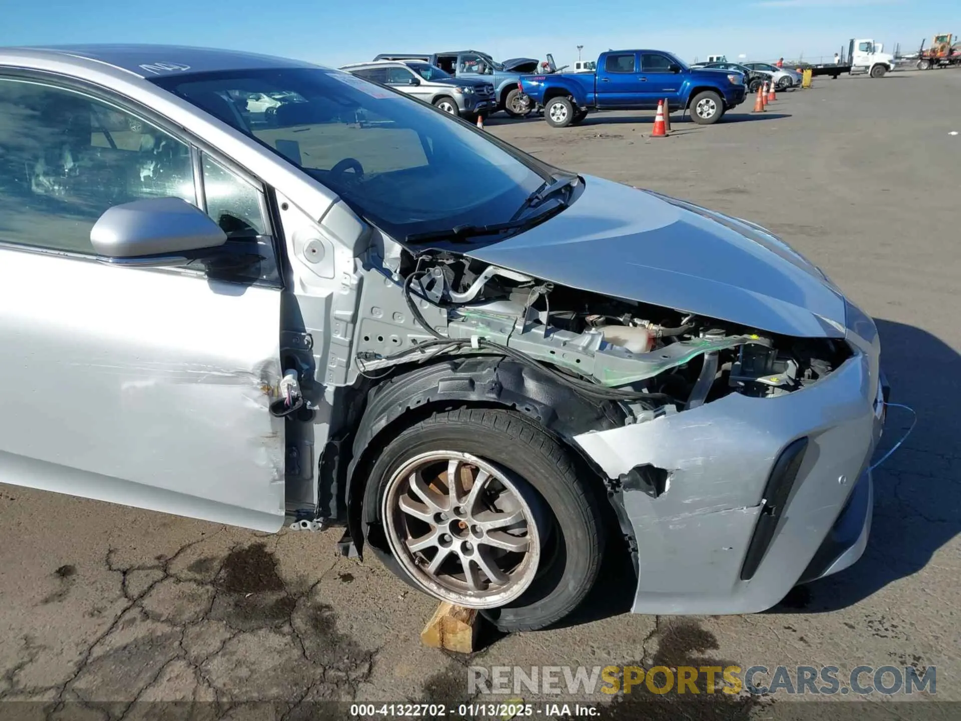 6 Photograph of a damaged car JTDKARFU3K3072929 TOYOTA PRIUS 2019