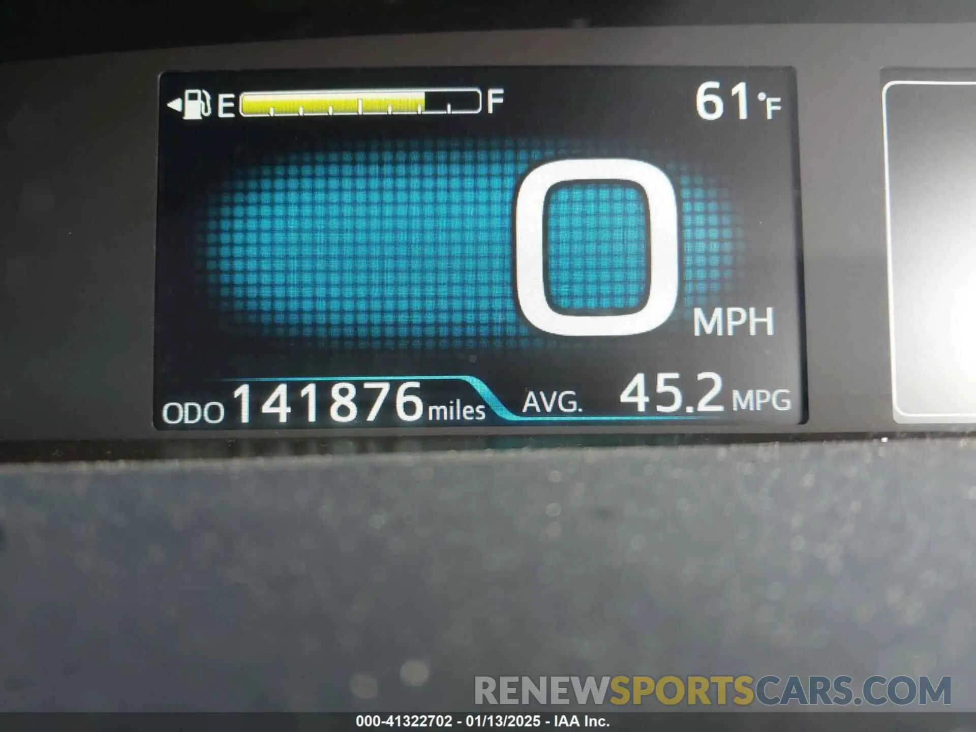 7 Photograph of a damaged car JTDKARFU3K3072929 TOYOTA PRIUS 2019