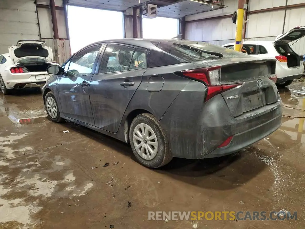 2 Photograph of a damaged car JTDKARFU3K3073515 TOYOTA PRIUS 2019