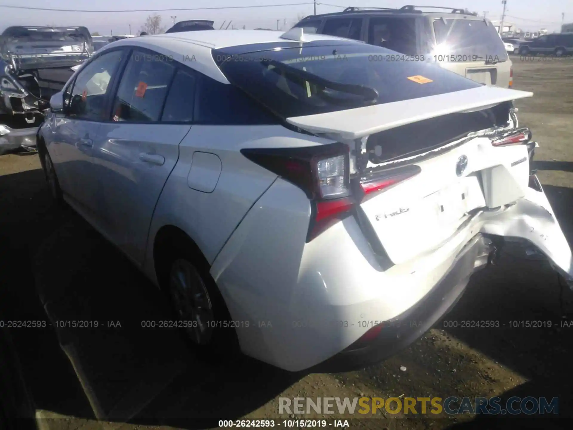 3 Photograph of a damaged car JTDKARFU3K3073577 TOYOTA PRIUS 2019