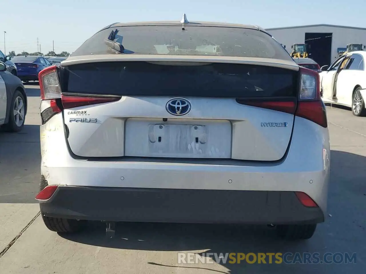 6 Photograph of a damaged car JTDKARFU3K3075619 TOYOTA PRIUS 2019