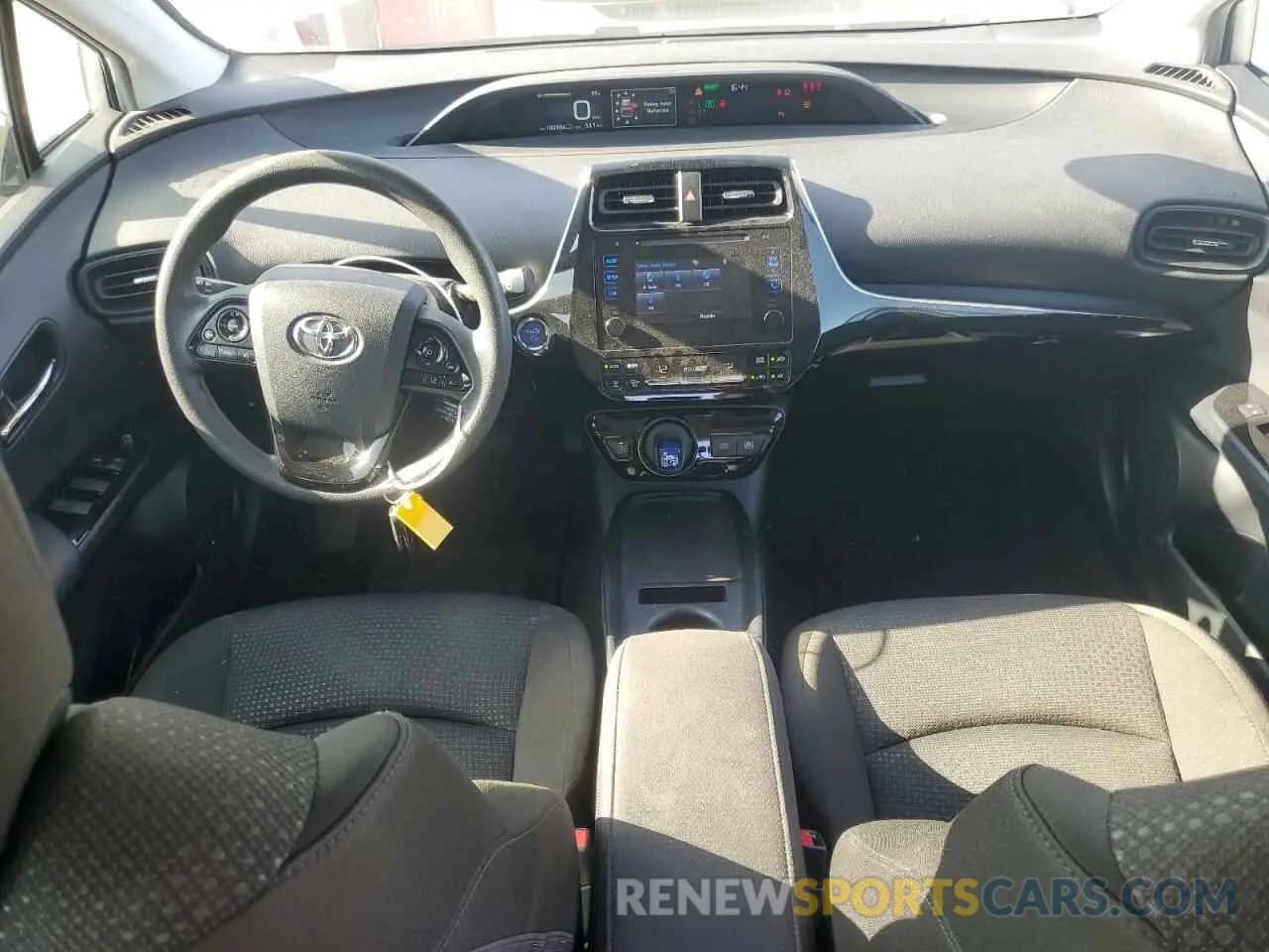 8 Photograph of a damaged car JTDKARFU3K3075619 TOYOTA PRIUS 2019