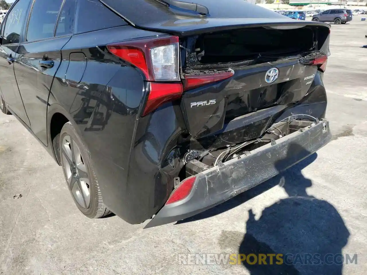 9 Photograph of a damaged car JTDKARFU3K3076298 TOYOTA PRIUS 2019