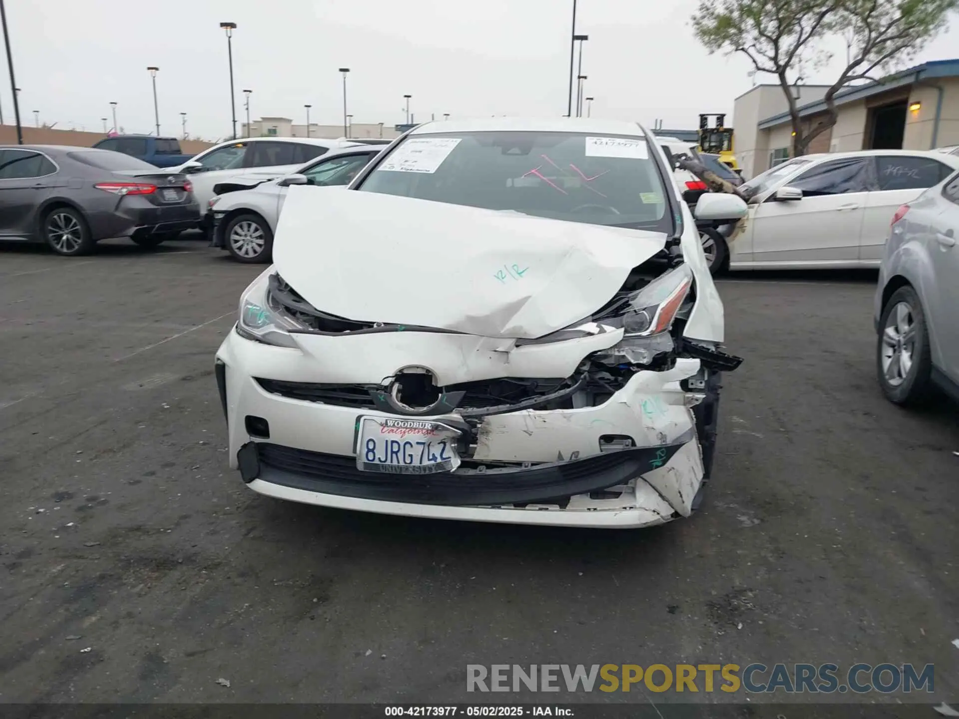 12 Photograph of a damaged car JTDKARFU3K3076849 TOYOTA PRIUS 2019