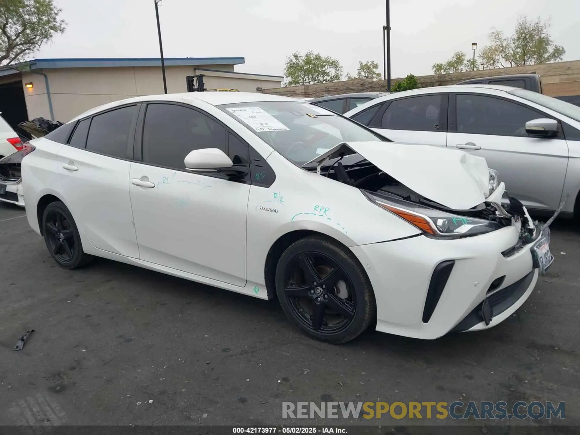13 Photograph of a damaged car JTDKARFU3K3076849 TOYOTA PRIUS 2019