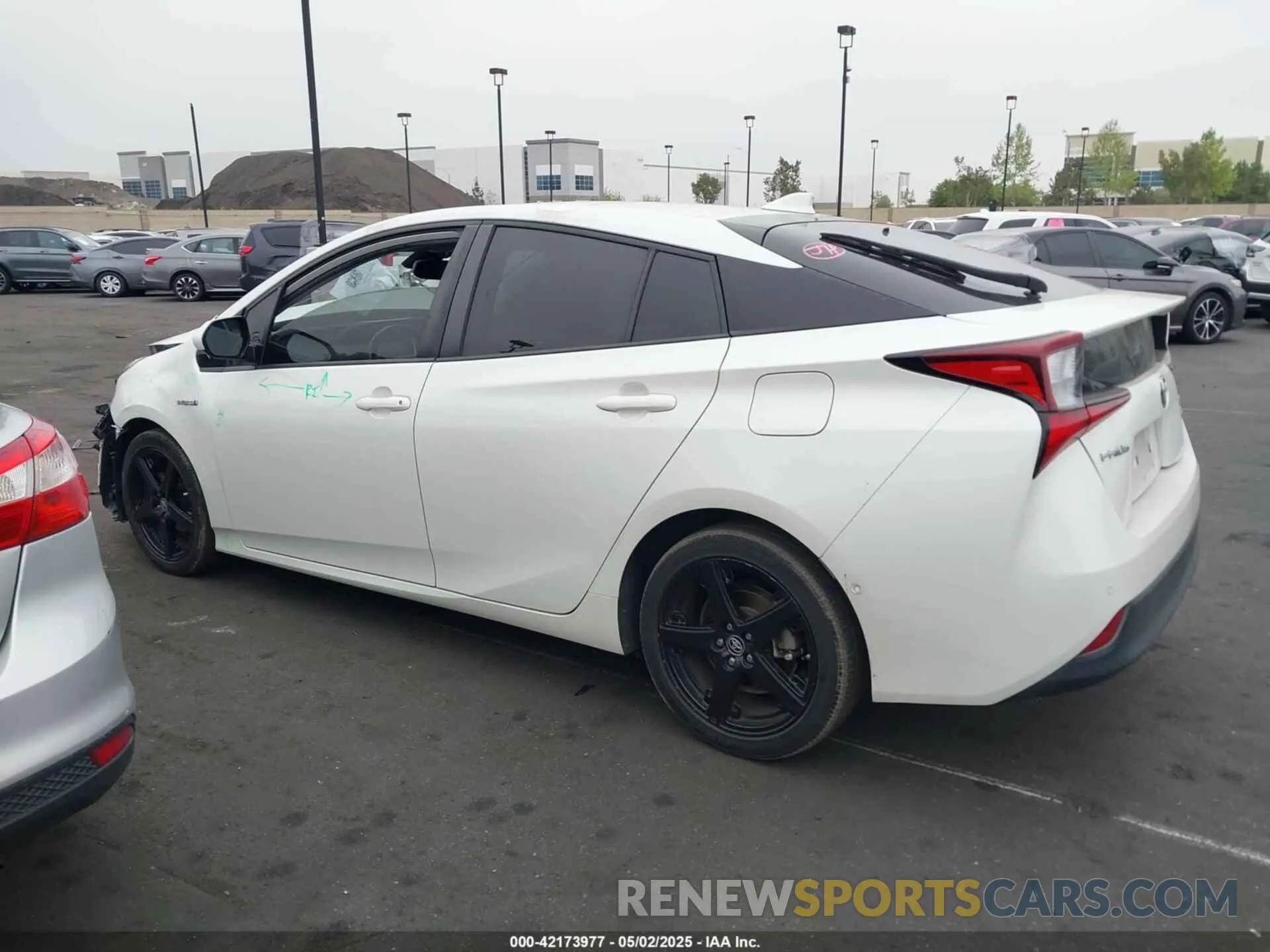 14 Photograph of a damaged car JTDKARFU3K3076849 TOYOTA PRIUS 2019