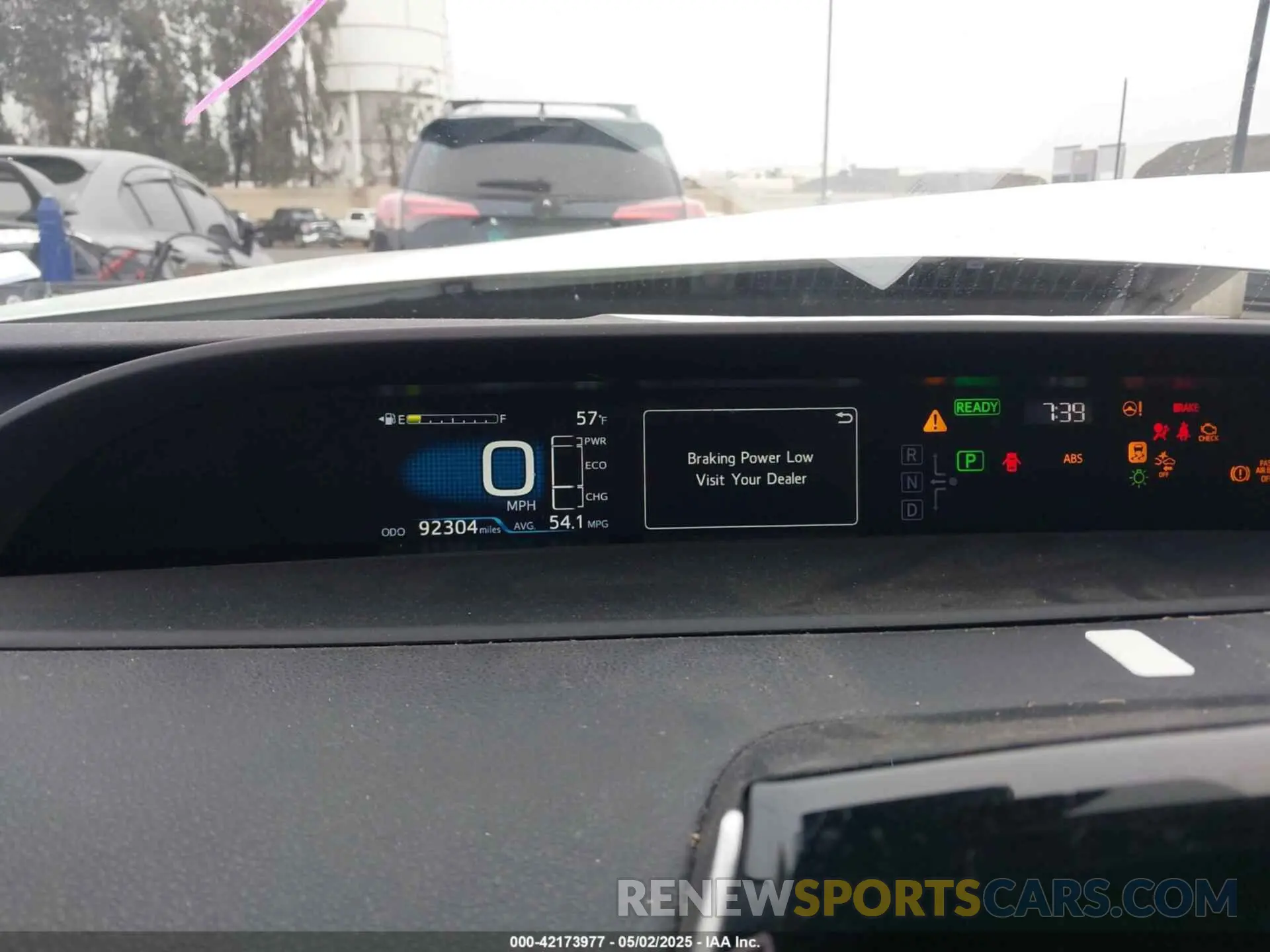 15 Photograph of a damaged car JTDKARFU3K3076849 TOYOTA PRIUS 2019