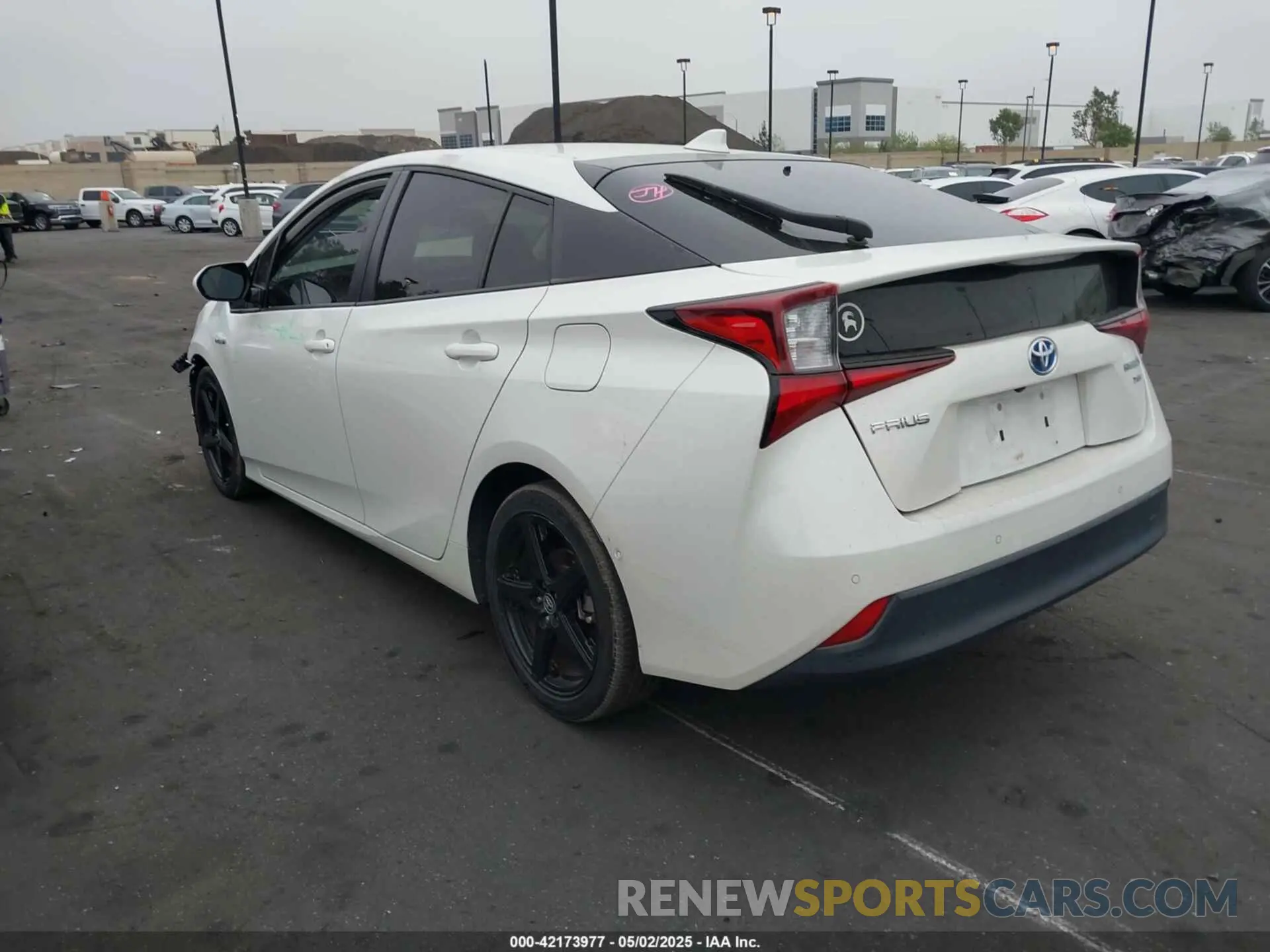 3 Photograph of a damaged car JTDKARFU3K3076849 TOYOTA PRIUS 2019
